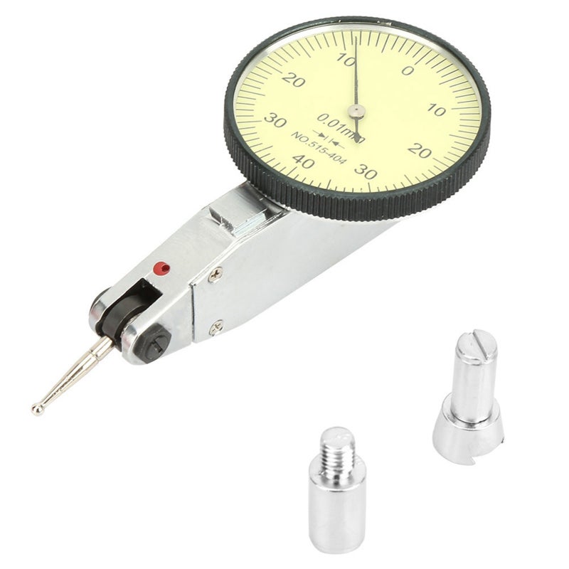 OZO Dial Indicator: 38mm Diameter, 1mm Range, 0.01mm Graduations - Durable High Sensitivity, Automatic Return - for Mechanical Swing, Workpiece Measurement, Plane Correction - Image 4