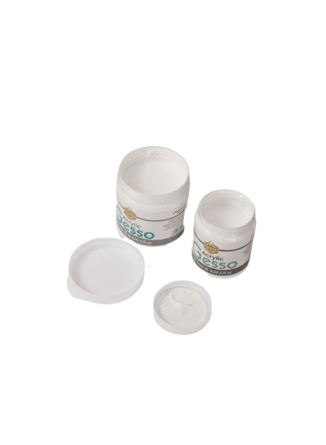 Keep Smiling Acrylic Gesso 500ml – Non-Toxic Primer for Painting, Ideal for Artists & Beginners - Image 2