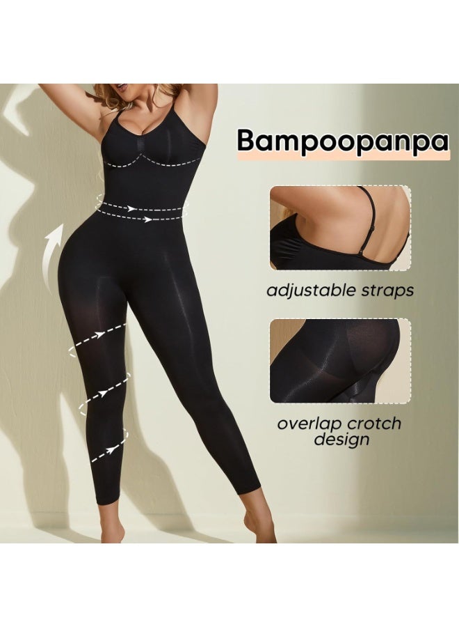 general Unitard Jumpsuits for Women Tummy Control Capri Bodysuits Cropped Yoga Body Suit Compression Jumpsuits - Image 3