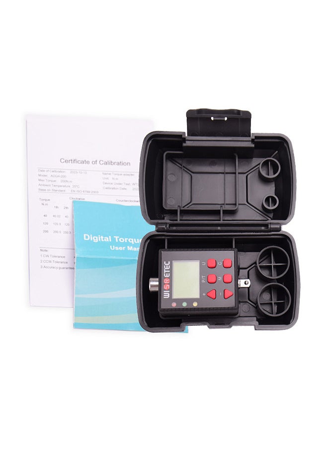 Generic Digital Torque Meter Digital Backlight Display Wrench Torque Tester Two Working Modes Adjustable Five Units Switchable with Buzzer and LED Indicator Light Function  - Image 1