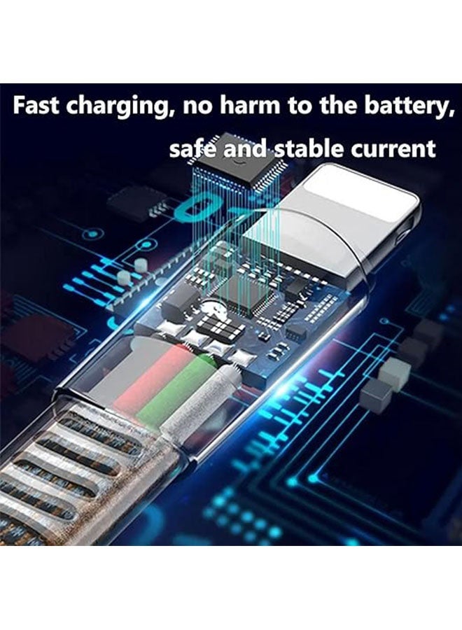 USB-C 60W Charge Cable 1 m, USB C to USB Cable, 60W Type C Fast Charging Line, Compatible with iPhone 16/15 Series, iPad Pro, MacBook Pro/Air, Galaxy S24 Ultra, Huawei P60, and More, White - Image 2