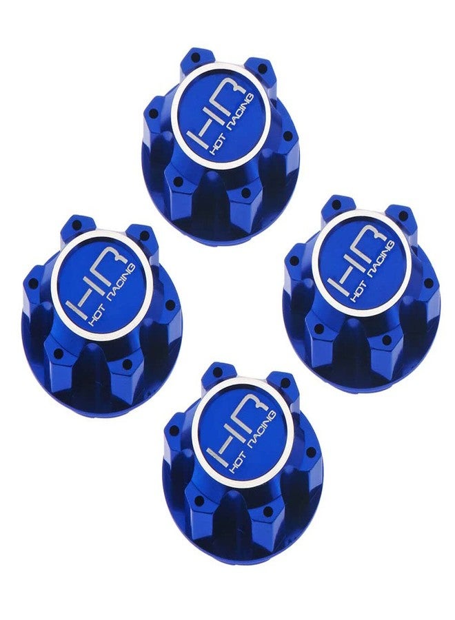 Hot Racing XMX10N06 Aluminum 25mm Hex Serrated Nut Blue X-Maxx