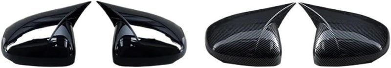 Black Side Mirror Cover Caps Compatible With Mercedes Benz W177 A CLA Class C118 V177 2019 2020 CLA200 CLA250 CLA35 CLA45S Sedan Saloon A180(Black) - Image 2