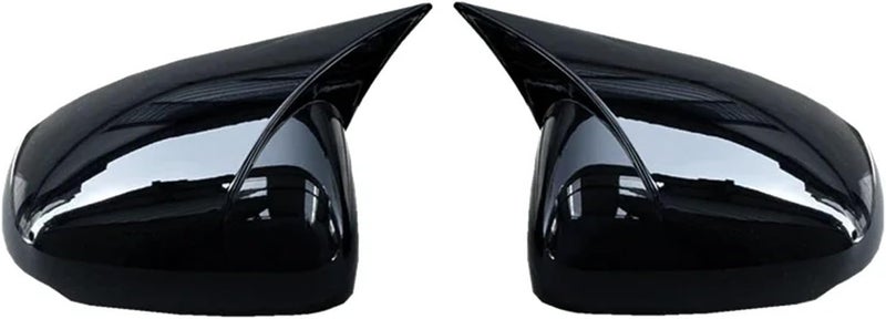 Black Side Mirror Cover Caps Compatible With Mercedes Benz W177 A CLA Class C118 V177 2019 2020 CLA200 CLA250 CLA35 CLA45S Sedan Saloon A180(Black) - Image 1