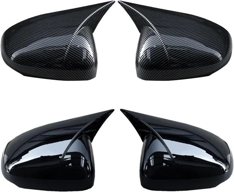 Black Side Mirror Cover Caps Compatible With Mercedes Benz W177 A CLA Class C118 V177 2019 2020 CLA200 CLA250 CLA35 CLA45S Sedan Saloon A180(Black) - Image 4