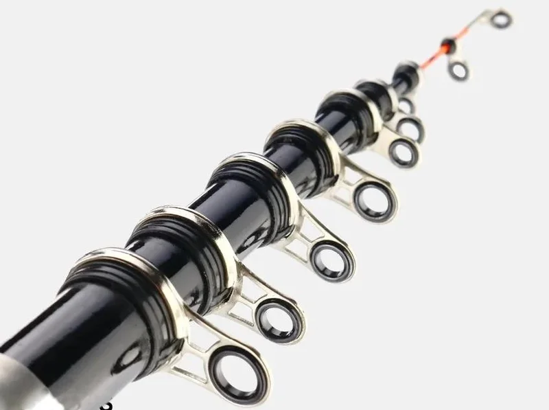 Valkyrie 3 Meters Carbon Fiber Fishing Rod - 9 Knuckles 9 Ring Telescopic -