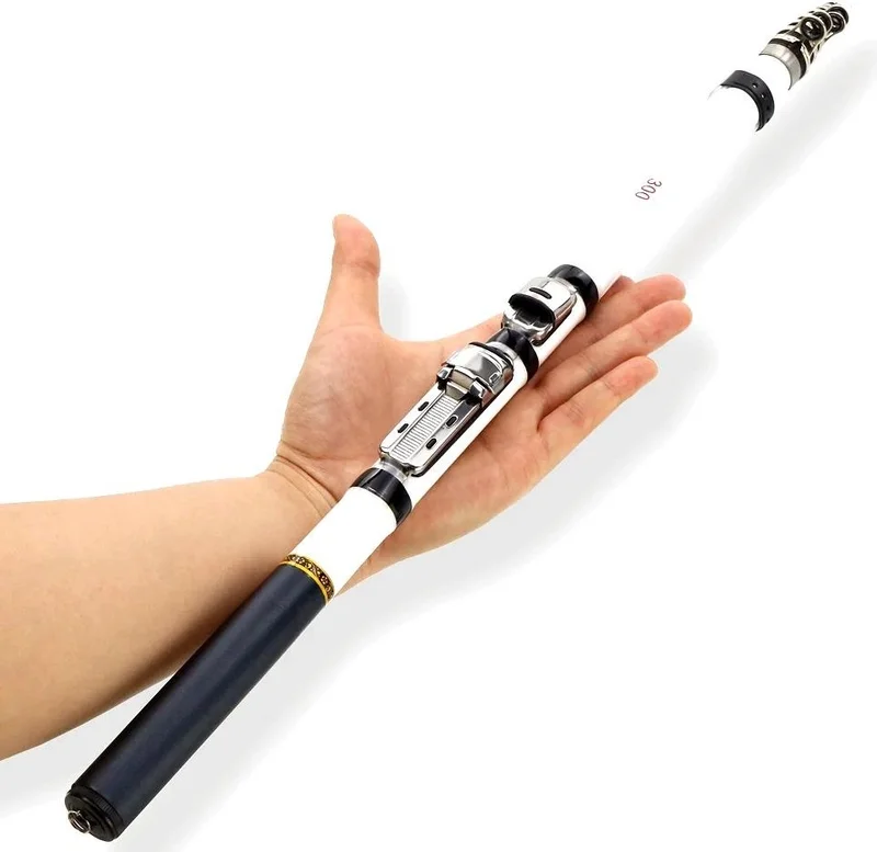 Valkyrie 3 Meters Carbon Fiber Fishing Rod - 9 Knuckles 9 Ring Telescopic -