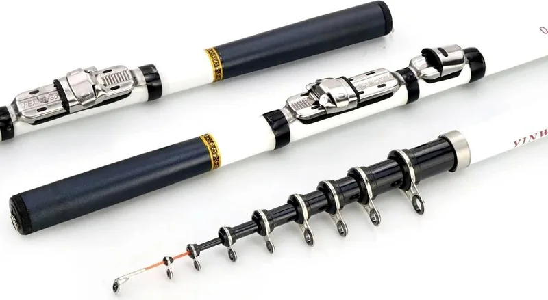 Valkyrie 3 Meters Carbon Fiber Fishing Rod - 9 Knuckles 9 Ring Telescopic -