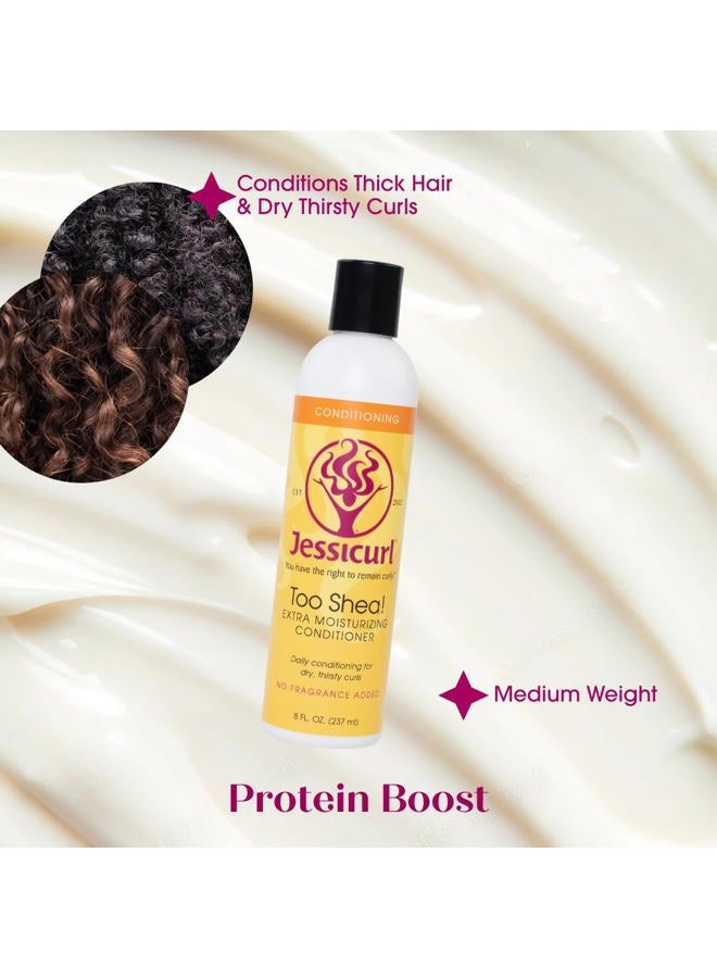 Jessicurl Too Shea Extra Moisturizing Conditioner, Citrus Lavender, 32.0 Fluid Ounce - Image 3