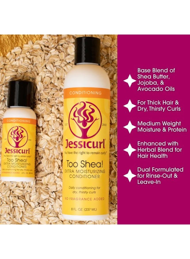 Jessicurl Too Shea Extra Moisturizing Conditioner, Citrus Lavender, 32.0 Fluid Ounce - Image 2