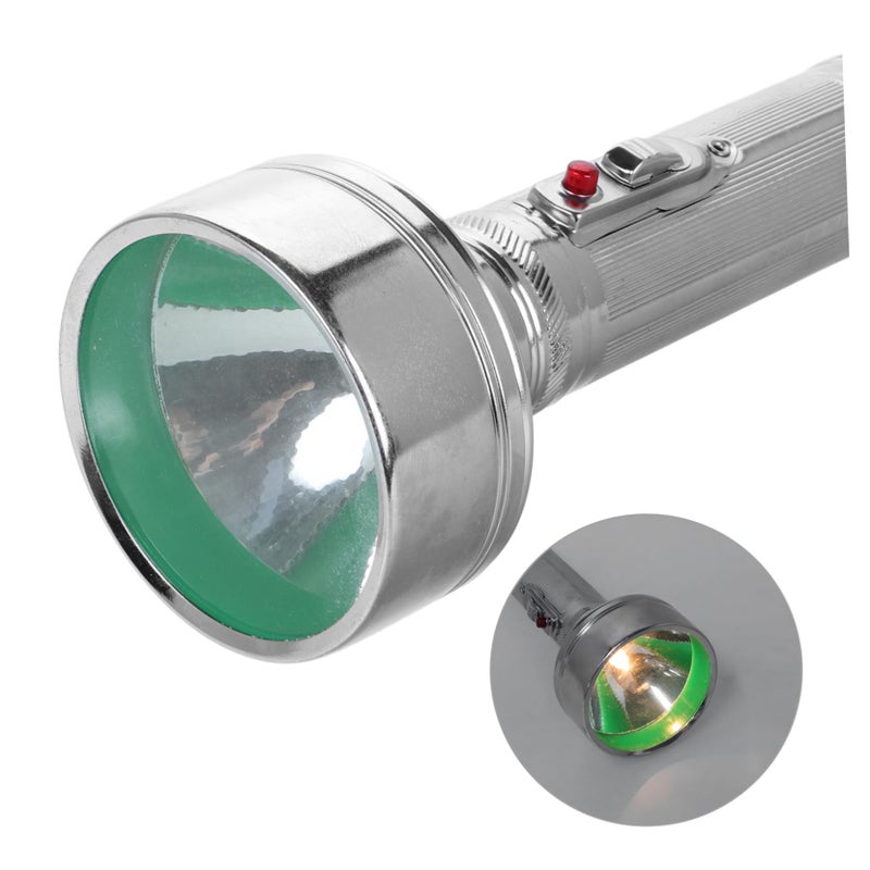 Classic Aluminum Torch Flashlight Durable Handheld Light for Outdoor Household Use - Image 4
