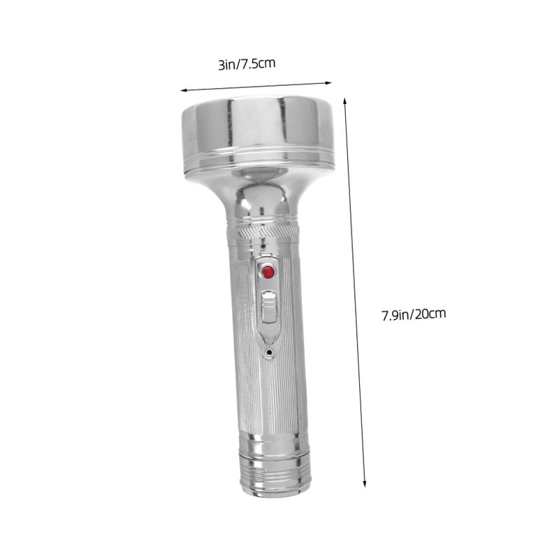 Classic Aluminum Torch Flashlight Durable Handheld Light for Outdoor Household Use - Image 3