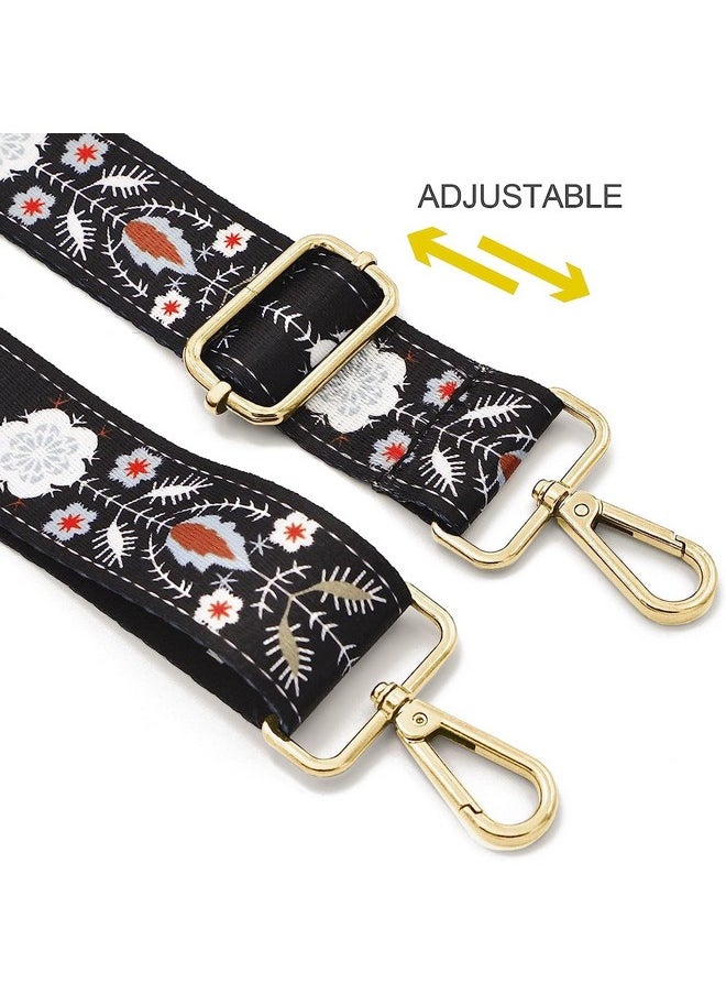 Valerie Valerie Purse Strap Replacement Crossbody Wide Shoulder Sling Side bag Strap Adjustable Canvas Straps Handbag Strap Replacement Belts (Multicolor)  - Image 4