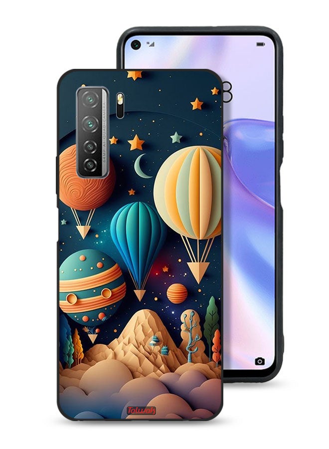 Tolwak Huawei nova 7 SE 5G Protective Case Cover Perrashut Art - Image 1