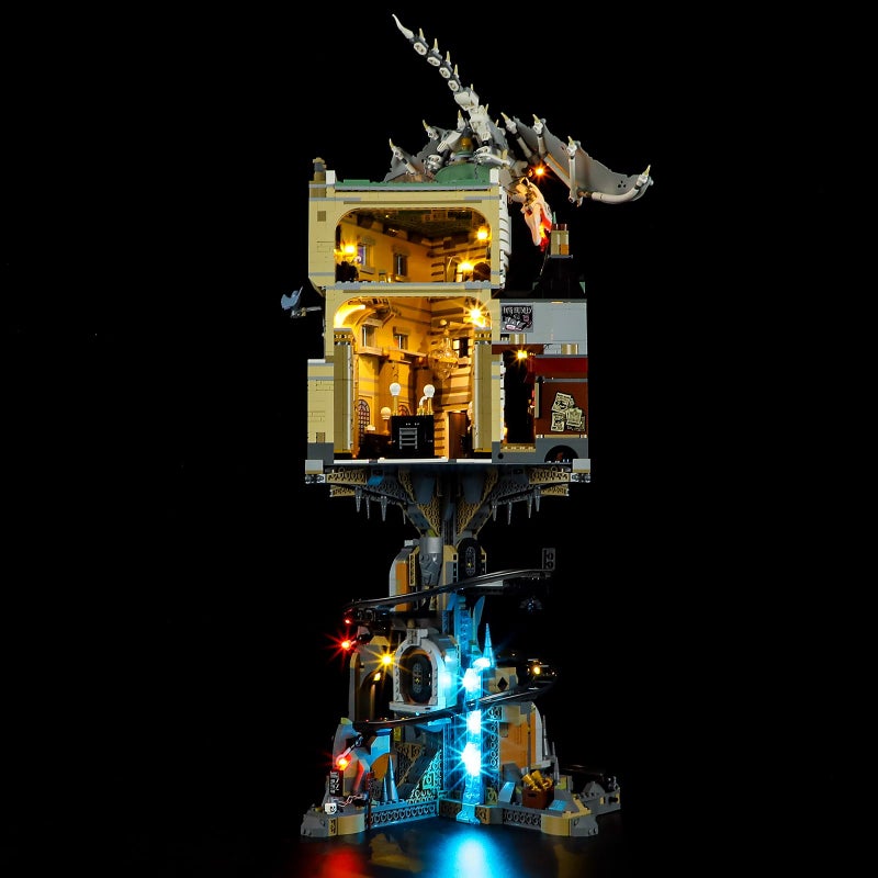 YEABRICKS LED Light for Lego-76417 Harry Potter Gringotts Wizarding Bank-Collectors’Edition Building Blocks Model (Lego Set NOT Included) - Image 2