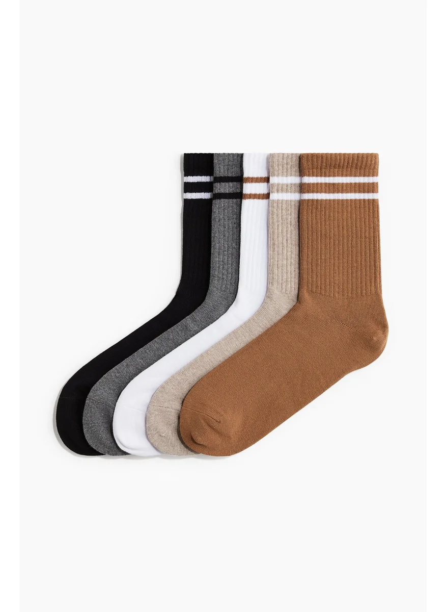 اتش اند ام 5-Pack Sports Socks