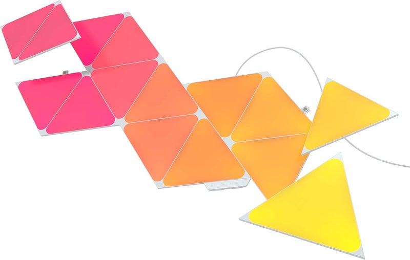 نانوليف Nanoleaf Shapes Triangles مجموعة البداية - 15 لوحة إضاءة - Image 1