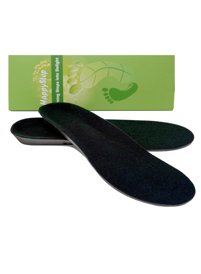Happystep Plantar Fasciitis Orthotics PU Memory Foam Shoe Insoles, Comfort Insoles, Cushioned Arch Support, Heel Cushioning, Shock Absorption, Foot Pain Relief (EU 38-41) - Image 2