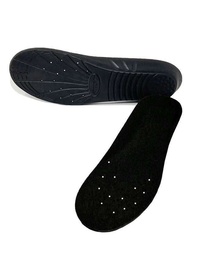 Happystep Plantar Fasciitis Orthotics PU Memory Foam Shoe Insoles, Comfort Insoles, Cushioned Arch Support, Heel Cushioning, Shock Absorption, Foot Pain Relief (EU 38-41) - Image 1