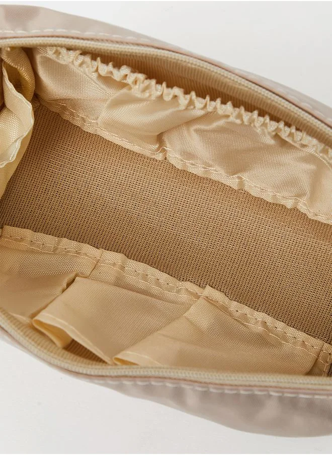 Styli Solid Washbag With Zip Closure