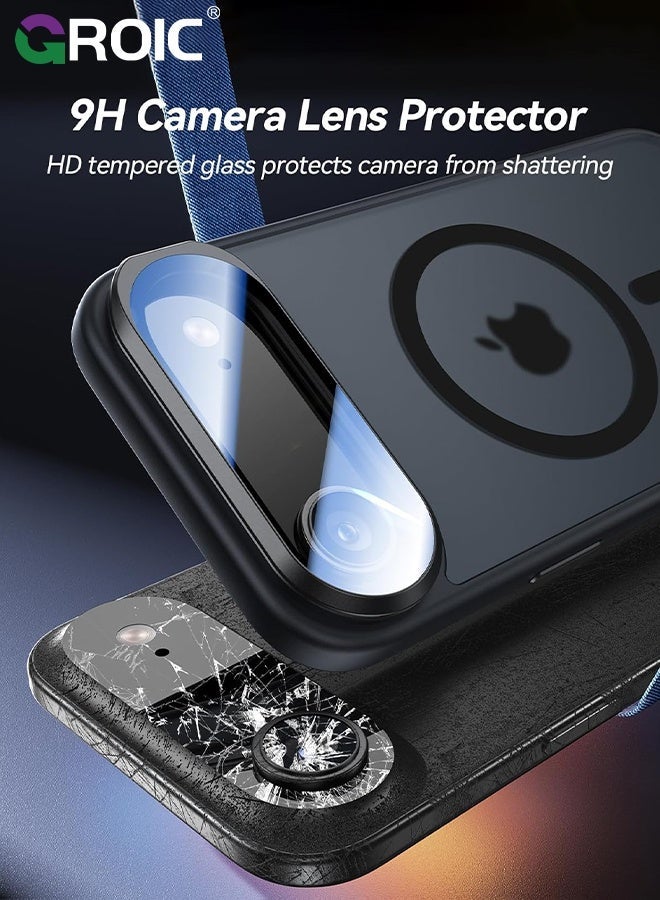 GROIC iPhone 17 Air Case with Camera Cover Stand,Translucent Magnetic iPhone 17 Air Pro Phone Cover,Drop Protection  iPhone 17 Air Pro Phone Shell, iPhone 17 Air Pro Phone Case 6.5 Inch - Image 3