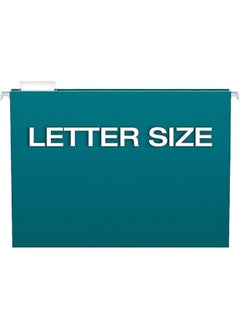 erorex Recycled Hanging File Folders Letter Size Assorted Jewel Tone Colors Two Tone For Foolproof Filing 1 5 Cut Tabs 25 Per Box 81667  - Image 2