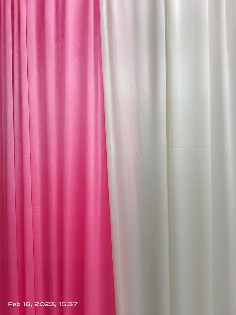 3A Featuretail Soft Lycra Fabric for Backdrop Decoration,Backdrop Curtains & Wedding Decoration, Soft & Silky Lycra Drapes Fabric (3 Mtr Length X 55 Inch, White Color), Solid - Image 4