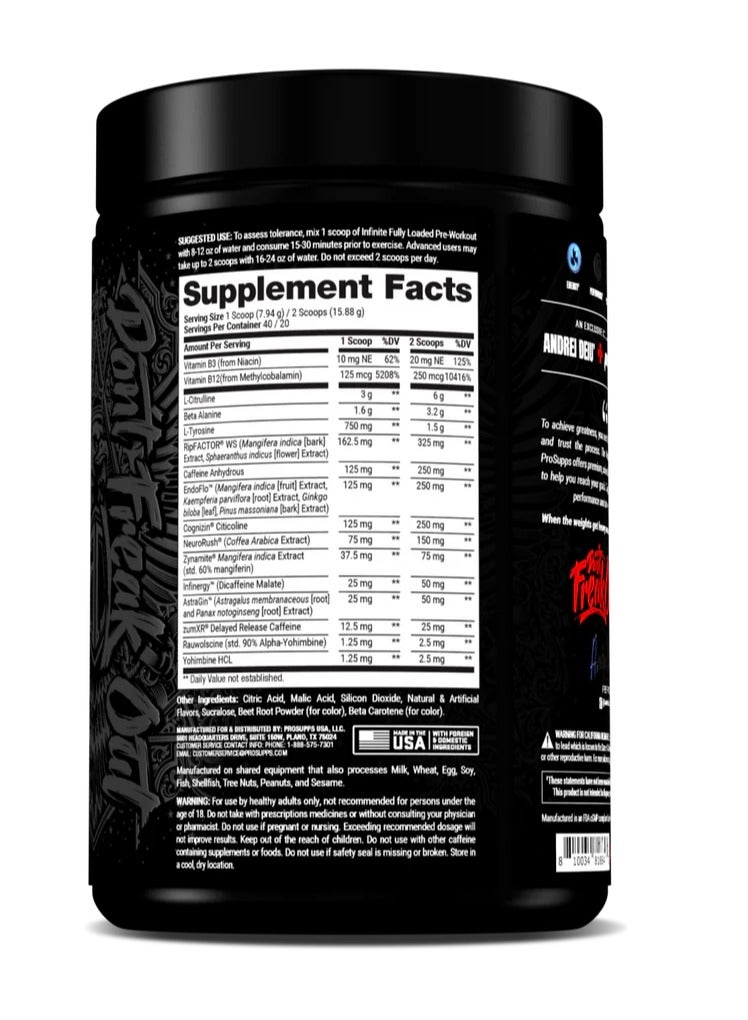 ProSupps PS Infinite Pre-Workout 40 serving Strawberry Watermelon - Image 2