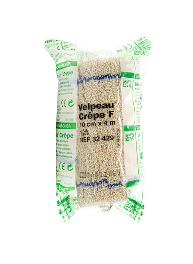 LOHMANN RAUSCHER ضمادة من قماش الكريب F من Lr Velpeau مقاس 10 سم × 4 م 32429 