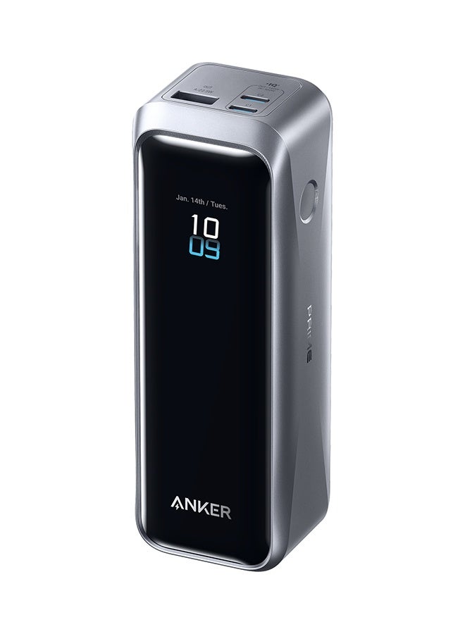 Anker Prime Power Bank, 20,100mAh 3-Port Portable Charger with 220W Output, Two-Way Charging, Flight-Approved, App Control, For MacBook, iPhone 17/16/15 Series, and More, Charging Base Not Included black - Image 1