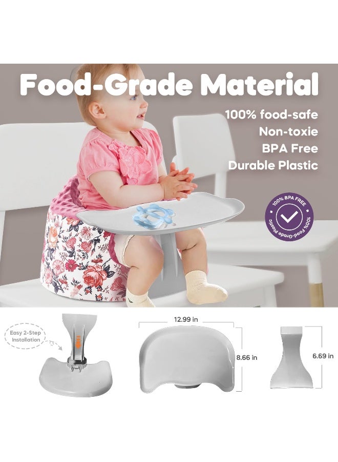 mamatepe Seat Cover and Tray Sets Accessory Compatible with Bumbo Floor Seat for Baby - Image 3