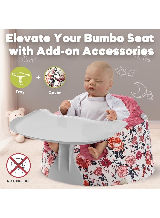 mamatepe Seat Cover and Tray Sets Accessory Compatible with Bumbo Floor Seat for Baby - Image 2