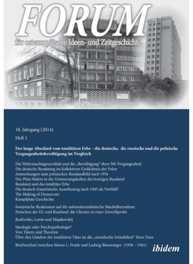 Forum Fur Osteuropaische Ideen- Und Zeitgeschich - Der Lange Abschied Vom Totalitaren Erbe - Paperback 