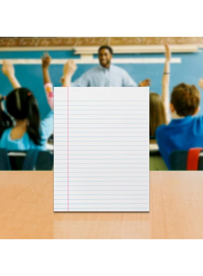 School Smart Composition Paper, Red Margin, 8 x 10-1/2 Inches, White, 500 Sheets - Image 3