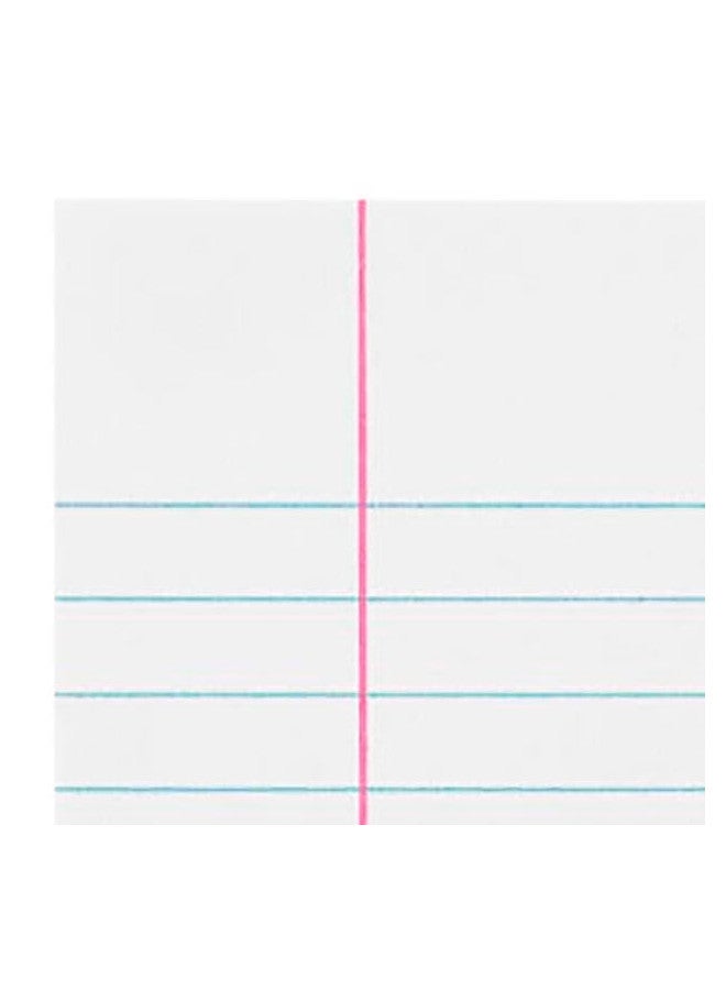 School Smart Composition Paper, Red Margin, 8 x 10-1/2 Inches, White, 500 Sheets - Image 1