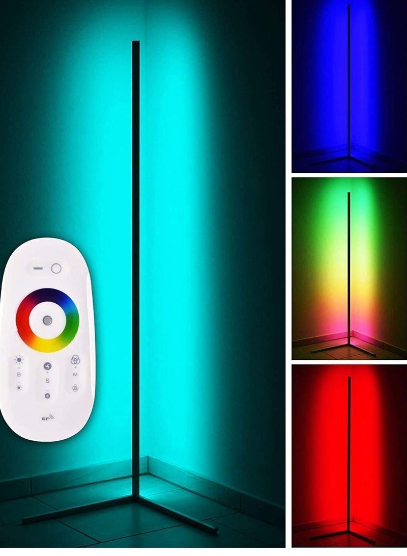 Raxoom Standing Corner Mood Floor Lamp Corner Led Floor Lamp RGB Color Changing Atmosphere Light with Remote Control for Living Room, Bed Room - Image 1