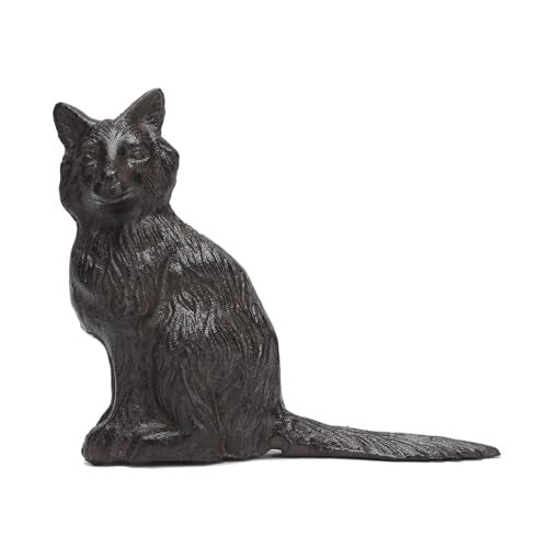 BRASSTAR Cast Iron Animal Door Stopper Fox Shape Heavy Duty Door Window Holder Home Office Shop Farm Manor Decoration Utility Tool TQGJPT515 - Image 1