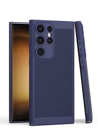 Heat Dissipation Case with Built in Camera Lens Protector Slim Fit Breathable Cooling Anti Fingerprint Hard PC Back Shockproof Cover For Samsung Galaxy S23 Ultra (Blue) - pzsku/Z6C47F5ABB1D94BFE1E5EZ/45/_/1715895342/b4142006-2897-4393-82be-a051f84bd013