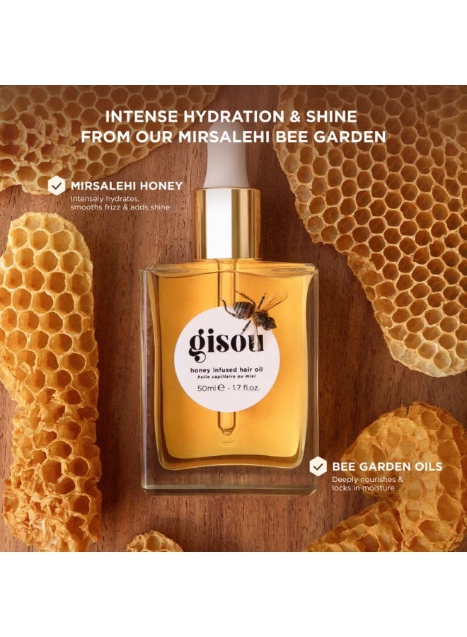 Gisou Honey Infused Hair Oil Mini 20ml - Image 2