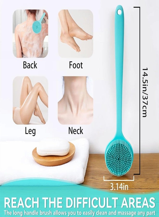 draval Back Scrubber for Shower Back Brush Long Handle for Shower Skin Exfoliating Brush Body with Soft Bristles Back Cleaning Washer for Men Women (multicolor) - Image 5
