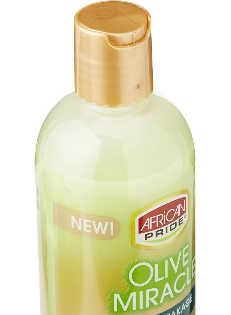 African Pride Olive Oil Anti-Breakage 2-in-1 Shampoo & Conditioner – Strengthening Cleanse & Deep Moisture – 355 ml - Image 4