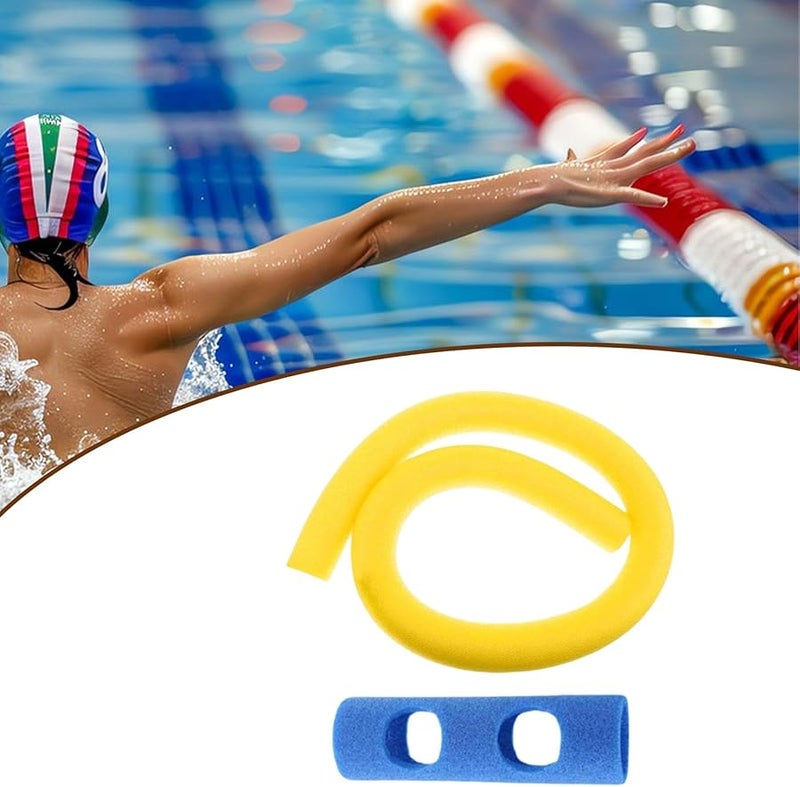 Yellow Round Foam Tube 59.06 Inch with Connection Feature - Image 3