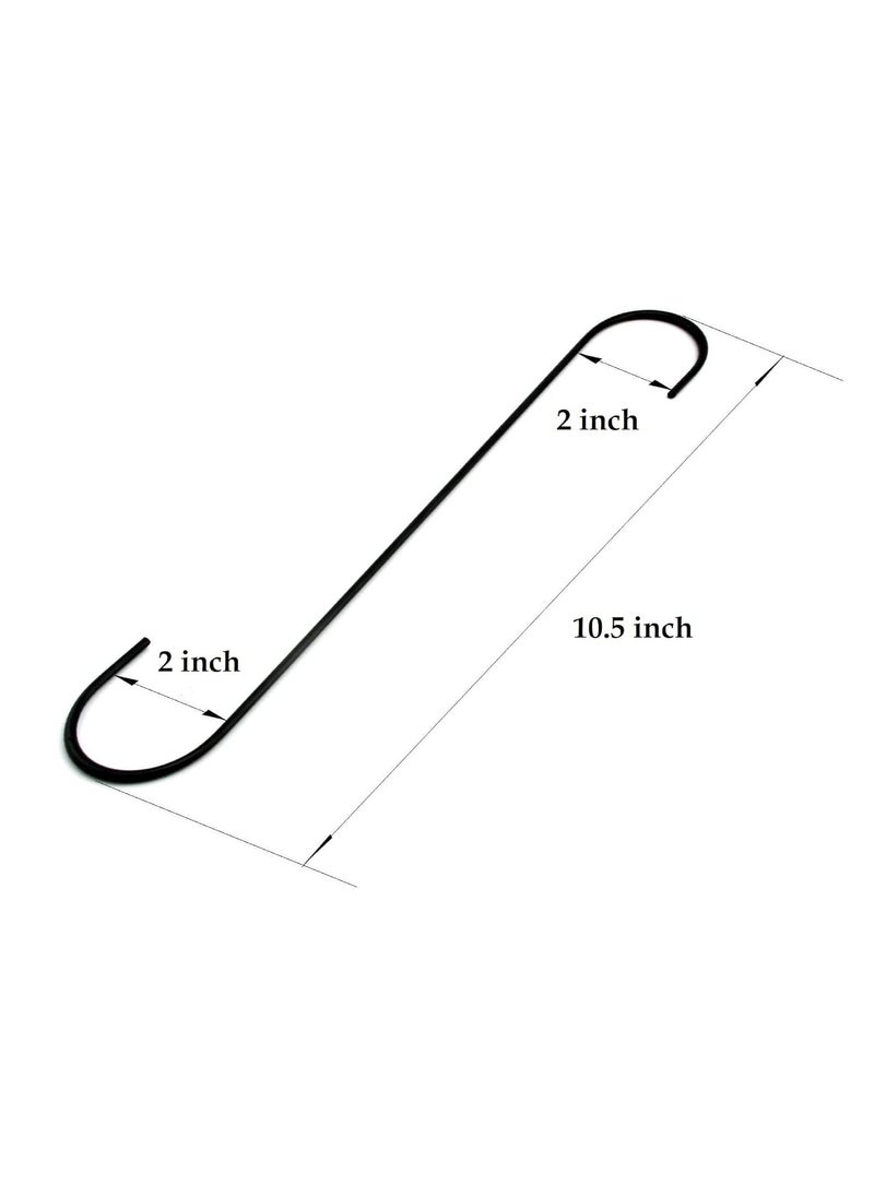 EFFICACY Efficacy S Shape Extra Large 2667cm 105 inch 3 Pack Powder Coated Steel Hook Hanging in Kitchen Garden Pots and Pans Indoor Outdoor Uses Assorted Color Length 105 inch Diameter 5 mm  - Image 2