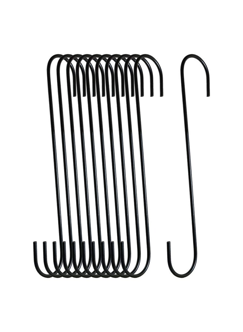 EFFICACY Efficacy S Shape Extra Large 2667cm 105 inch 3 Pack Powder Coated Steel Hook Hanging in Kitchen Garden Pots and Pans Indoor Outdoor Uses Assorted Color Length 105 inch Diameter 5 mm  - Image 1