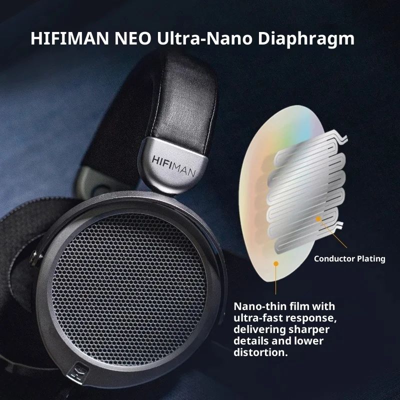 Hifiman Deva Pro Wireless Bluetooth Hi-Fi Gaming Headphones, Silver - Image 2