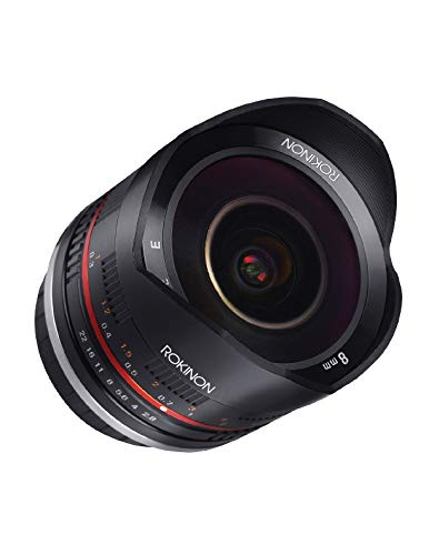 Rokinon 8mm F2.8 UMC Fisheye II (Black) Lens for Fuji X Mount Digital Cameras (RK8MBK28-FX) - Image 2
