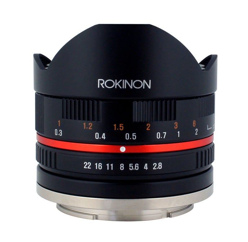 Rokinon 8mm F2.8 UMC Fisheye II (Black) Lens for Fuji X Mount Digital Cameras (RK8MBK28-FX) - Image 4