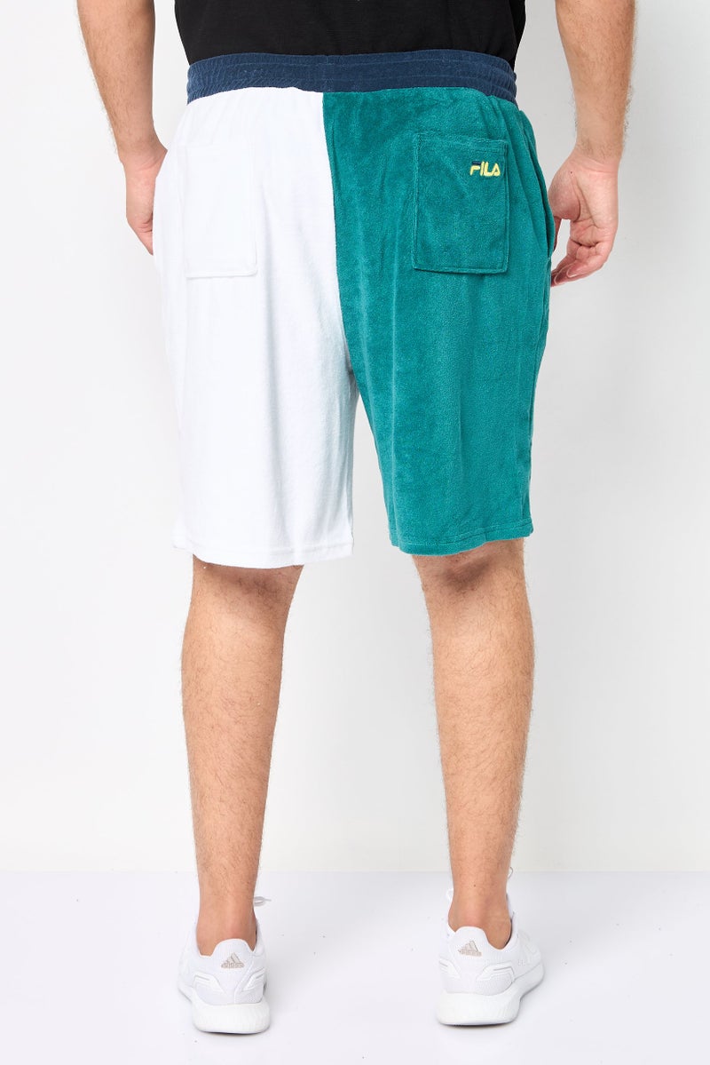 FILA Men Sportswear Fit Brand Logo Outdoor Shorts, Multicolor - Image 4