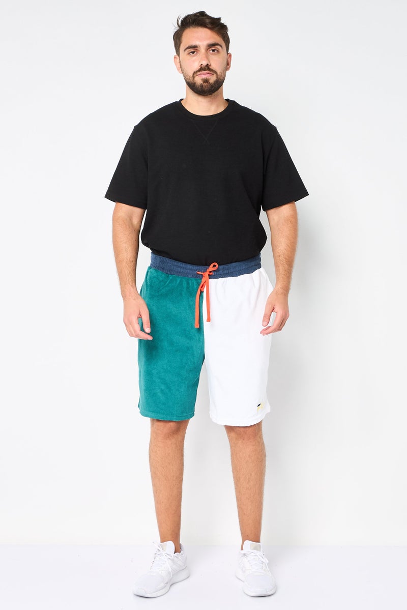 FILA Men Sportswear Fit Brand Logo Outdoor Shorts, Multicolor - Image 2