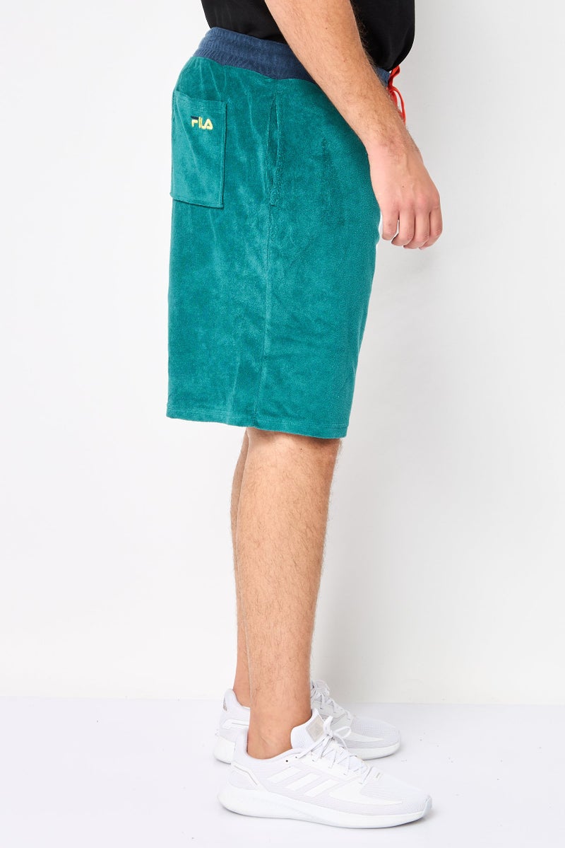 FILA Men Sportswear Fit Brand Logo Outdoor Shorts, Multicolor - Image 3